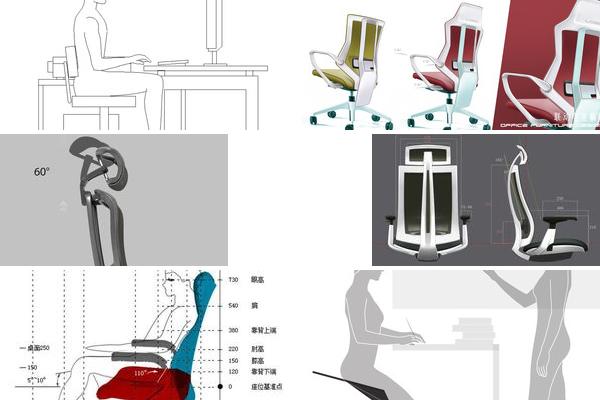靠背办公椅设计