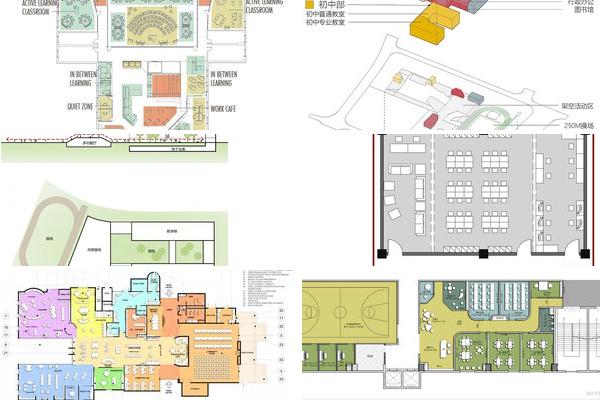 中小学校规划平面图