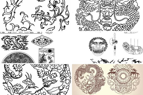单独纹样神兽的图片