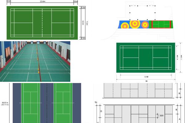 羽毛球场设计