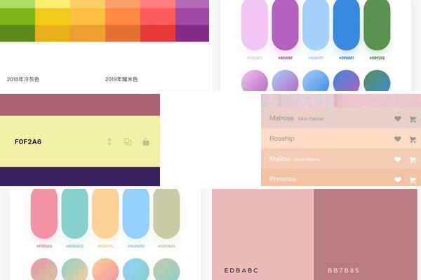app 配色 欣赏