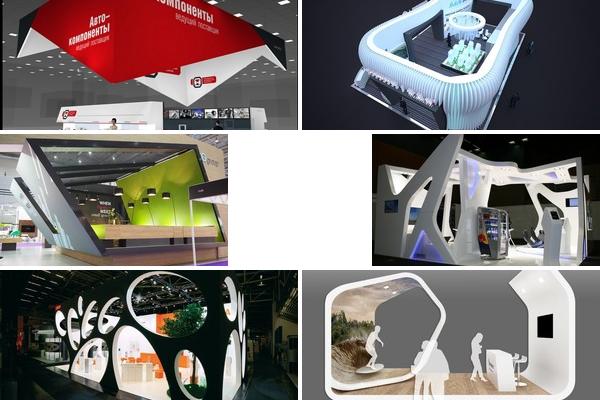 异形展位设计兔的图片