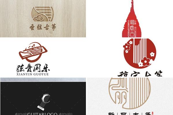 传统乐器LOGO设计