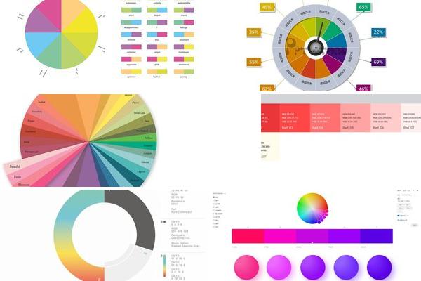 饼图颜色配比