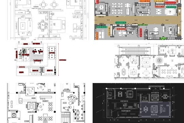 中式家具展厅平面图