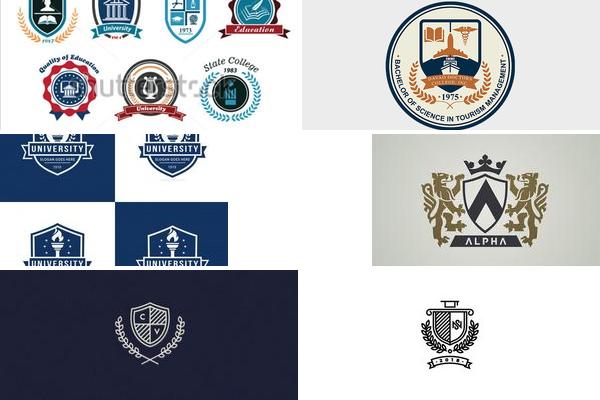 校徽风格学校LOGO设计