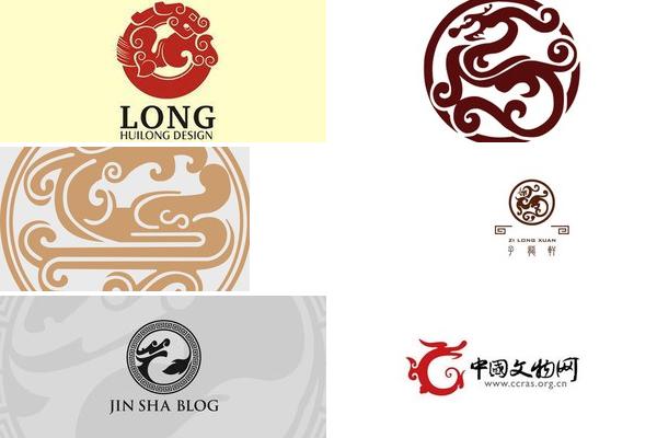 中国风龙凤呈祥LOGO设计