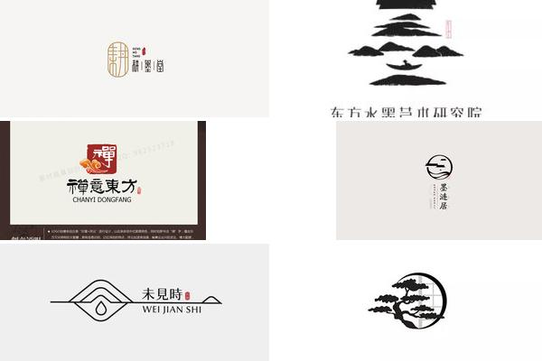 创意水墨新中式LOGO设计