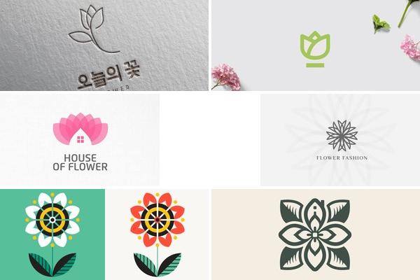 花朵与家居LOGO设计