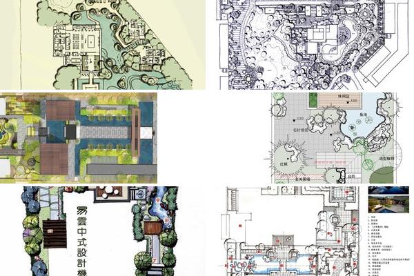 酒店绿植景观平面图