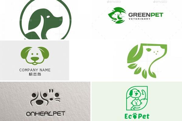 宠物绿色LOGO设计