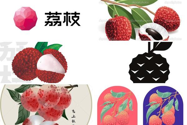 荔枝名设计素材的图片