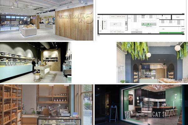 新加坡绿蛋糕店设计的图片