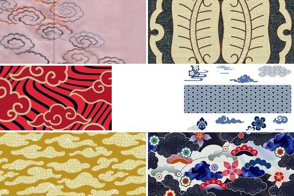 日本和服纹样图案的图片