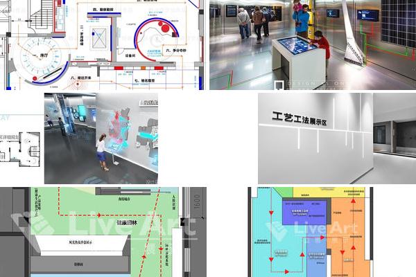 工艺展示厅分割设计