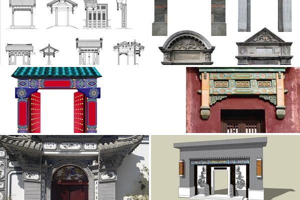 老建筑门头设计的图片