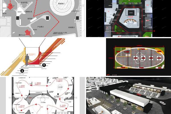 户外展览动线设计