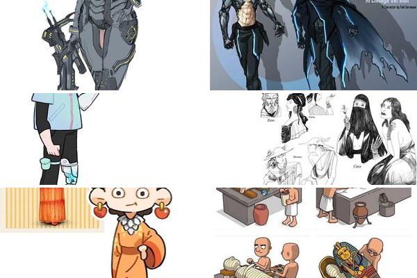 设计进化说漫画的图片