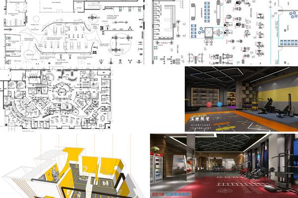 室内设计的健身空间