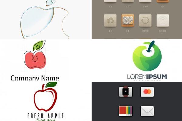 苹果图标设计灵感素材图片