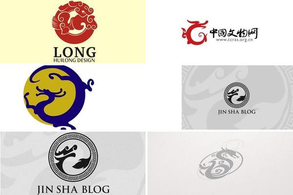 中国龙图案LOGO设计