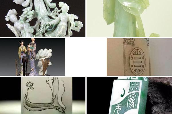 翡翠人物设计的图片