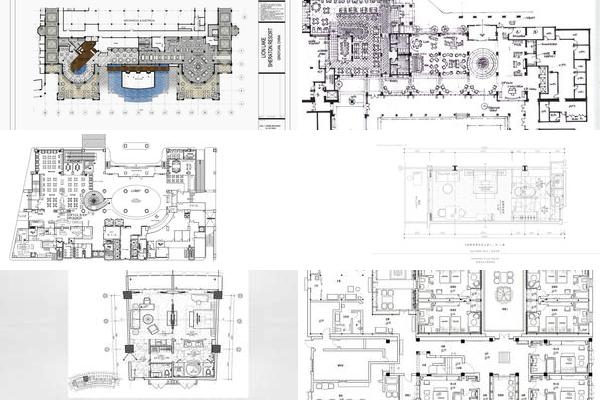 酒店设计平面详图
