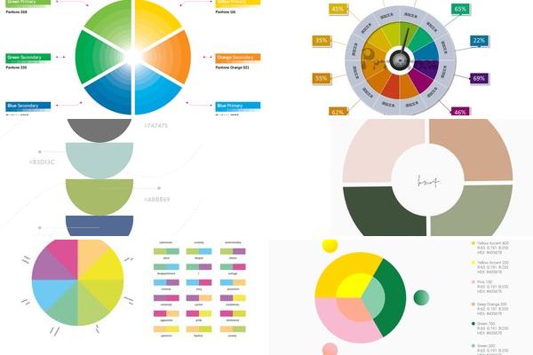 饼图配色网址