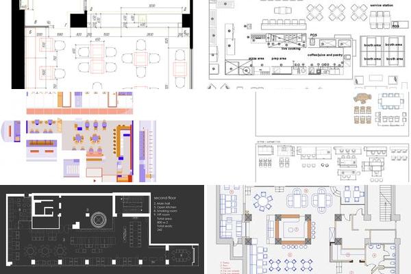 餐馆设计灵感版素材
