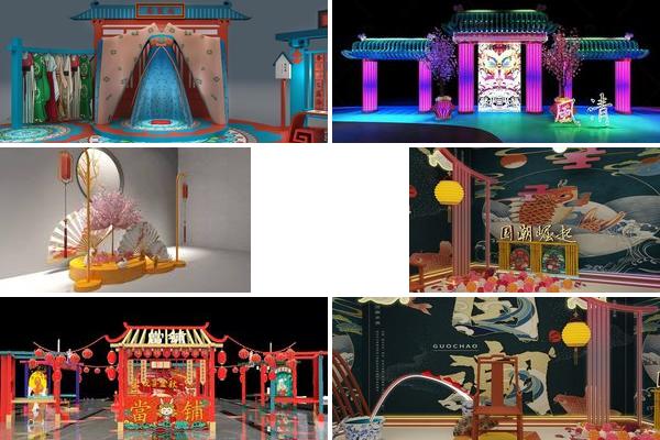 唐山惊艳国潮布景的图片