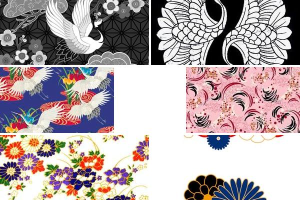 和服花嫁纹样的图片