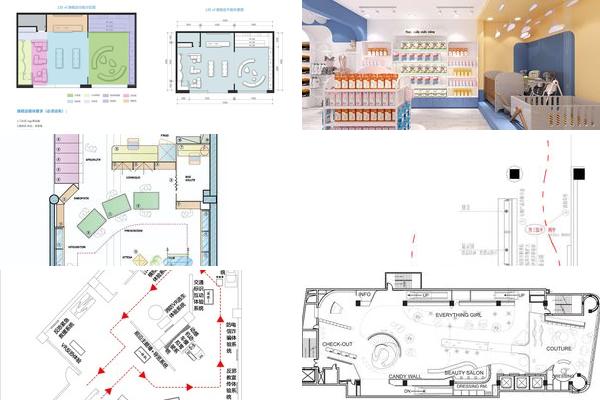 母婴店平面图