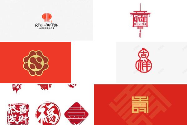 春节典雅LOGO设计