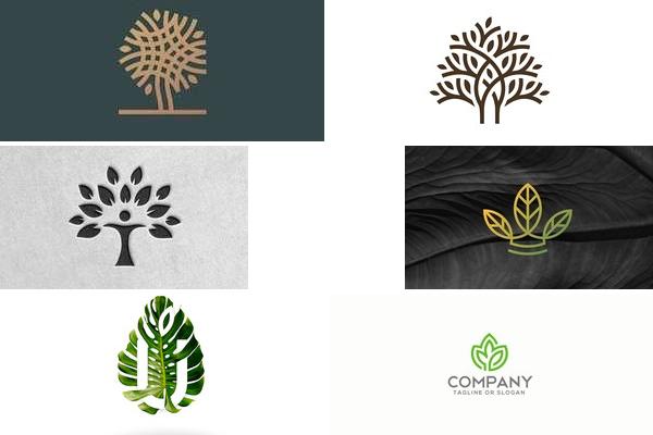 植物抽象LOGO设计