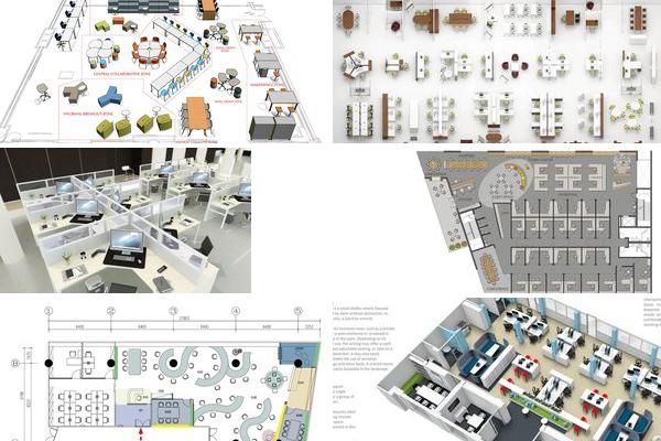 办公室设计灵感版素材