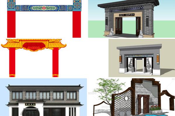 入园门头设计图的图片