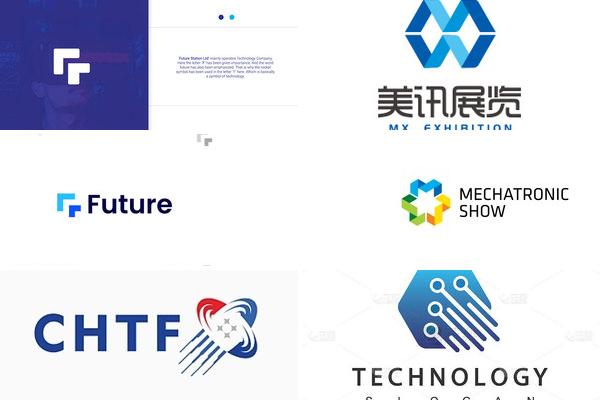 展览会与科技LOGO设计