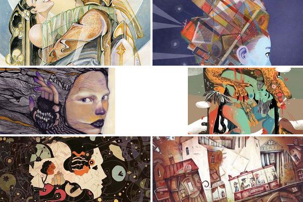 插画双年展获奖作品的图片