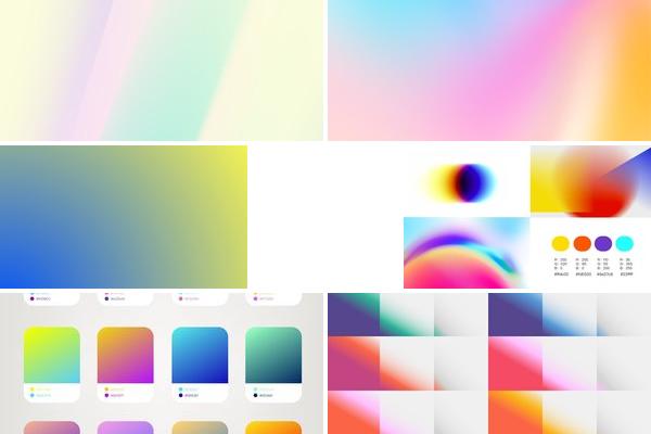 设计平面色彩渐变图片大全图片